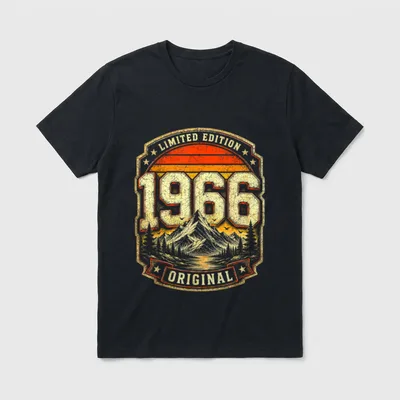 60. Geburtstag Mann Frau T-Shirt 0084 – Klassisches T-Shirt in Schwarz