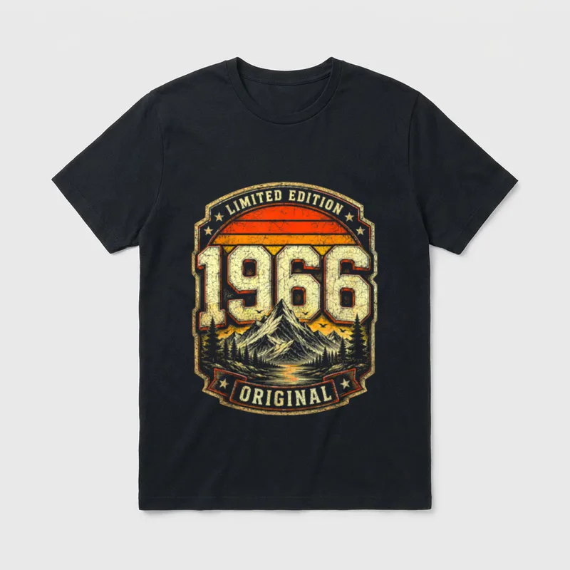 60. Geburtstag Mann Frau T-Shirt 0084 – Klassisches T-Shirt in Schwarz