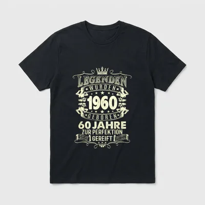60. Geburtstag Lustig 1961 T-Shirt – Klassisches T-Shirt in Schwarz