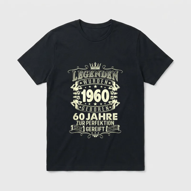 60. Geburtstag Lustig 1961 T-Shirt – Klassisches T-Shirt in Schwarz