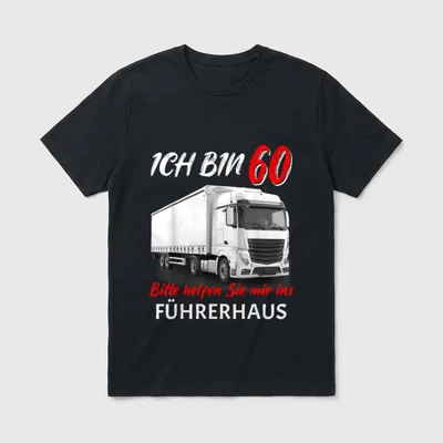 60. Geburtstag Mann Frau lustig T-Shirt – Klassisches T-Shirt in Schwarz