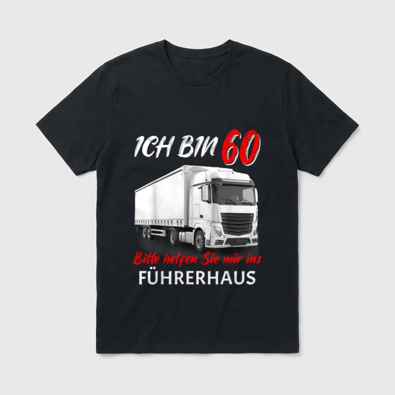 60. Geburtstag Mann Frau lustig T-Shirt – Klassisches T-Shirt in Schwarz