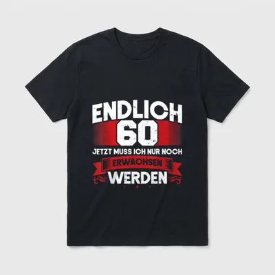 60. Geburtstag 1962 Erwachsen T-Shirt – Klassisches T-Shirt in Schwarz