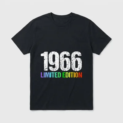60. Geburtstag Mann Frau T-Shirt 0118 – Klassisches T-Shirt in Schwarz