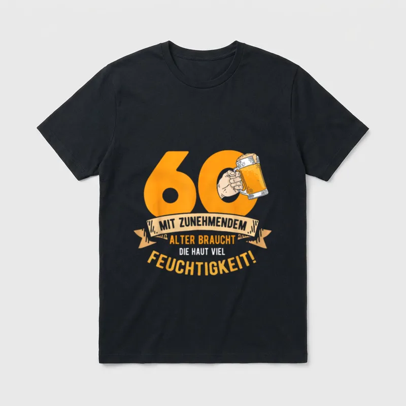 60. Geburtstag Männer Lustige Geschenke T-Shirt – Klassisches T-Shirt in Schwarz