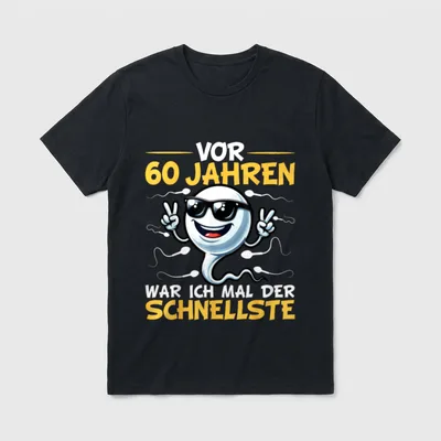 Vor Jahren War 60. Geburtstag T-Shirt – Klassisches T-Shirt in Schwarz