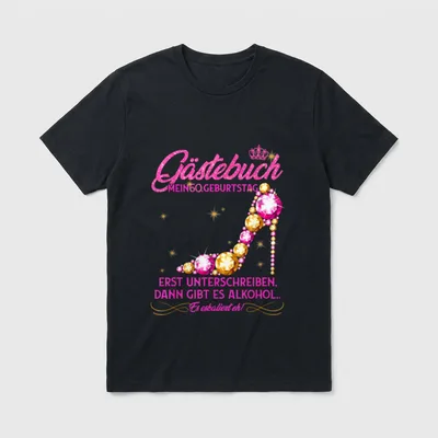 60. Geburtstag Mädchen Party T-Shirt – Klassisches T-Shirt in Schwarz