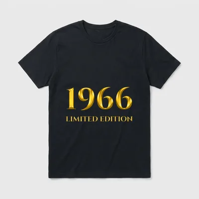 60. Geburtstag Mann Frau T-Shirt 0137 – Klassisches T-Shirt in Schwarz