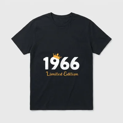 60. Geburtstag Mann Frau T-Shirt 0149 – Klassisches T-Shirt in Schwarz