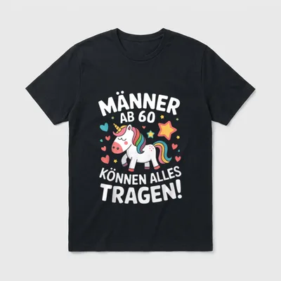 Männer Ab Können Alles 60. Geburtstag T-Shirt – Klassisches T-Shirt in Schwarz