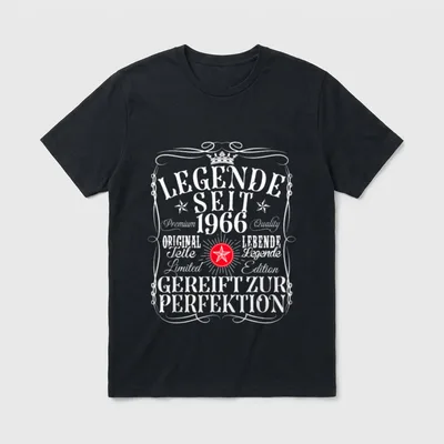 legende seit Quality Original Teile T-Shirt – Klassisches T-Shirt in Schwarz