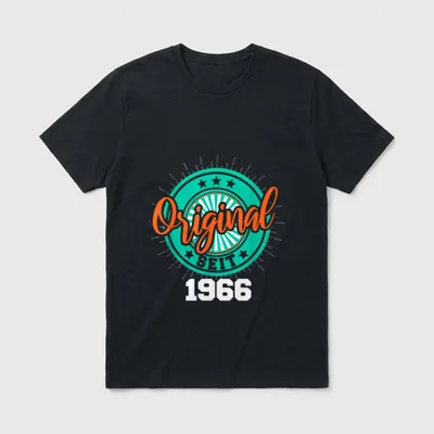 Original seit 60. Geburtstag T-Shirt – Klassisches T-Shirt in Schwarz