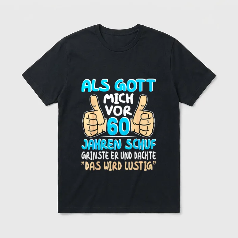Jubiläum Witziges Geschenk T-Shirt – Klassisches T-Shirt in Schwarz