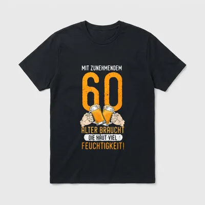Geburtstag Mann Spruch T-Shirt – Klassisches T-Shirt in Schwarz