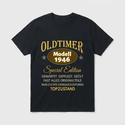 80. Geburtstag Mann Frau T-Shirt – Klassisches T-Shirt in Schwarz
