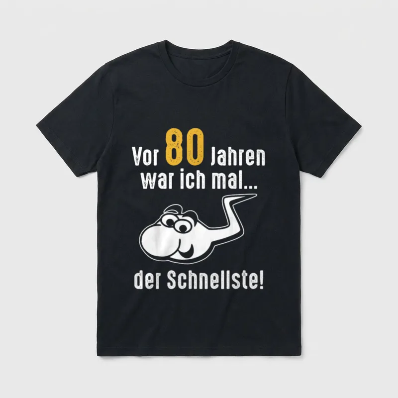 Vor Jahren war 70. Geburtstag & älter T-Shirt – Klassisches T-Shirt in Schwarz