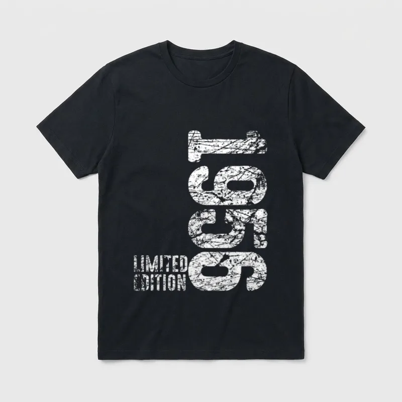 Limited Edition 70. Geburtstag & älter T-Shirt – Klassisches T-Shirt in Schwarz