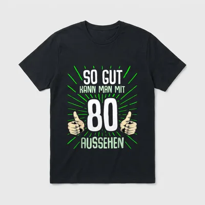 So Gut Kann Man Mit Aussehen T-Shirt – Klassisches T-Shirt in Schwarz