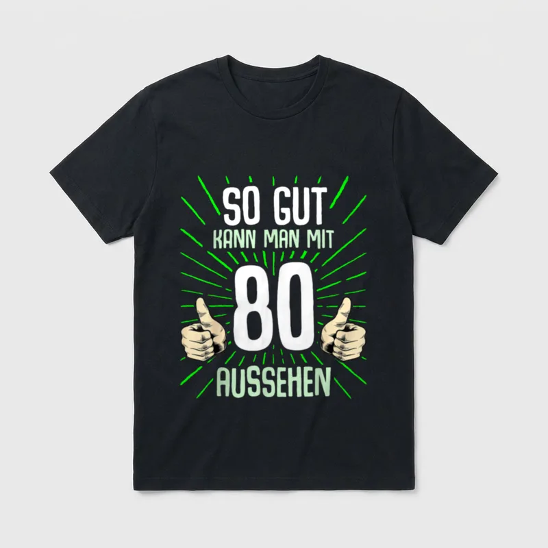 So Gut Kann Man Mit Aussehen T-Shirt – Klassisches T-Shirt in Schwarz