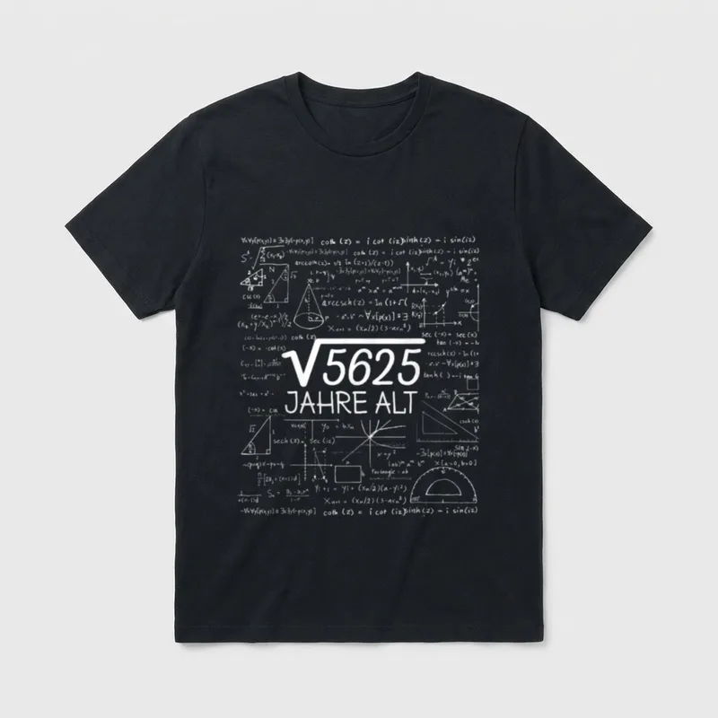 Mathe Geburtstag T-Shirt – Klassisches T-Shirt in Schwarz