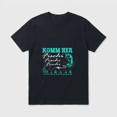 Angel Männer Lustige Angler T-Shirt – Klassisches T-Shirt in Schwarz