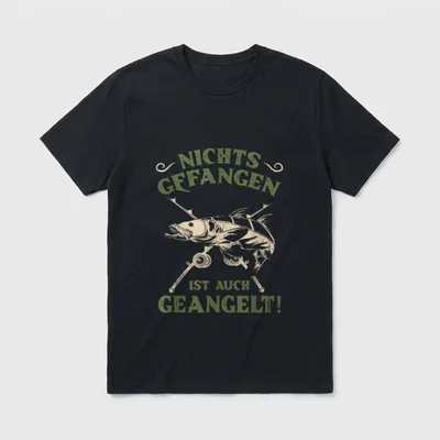 Das Ist Angeln T-Shirt – Klassisches T-Shirt in Schwarz
