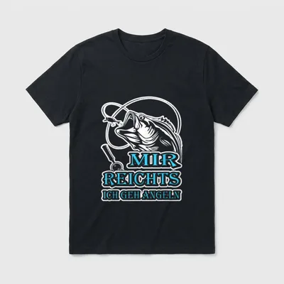 Lustiges Angel Mir Reichts T-Shirt – Klassisches T-Shirt in Schwarz
