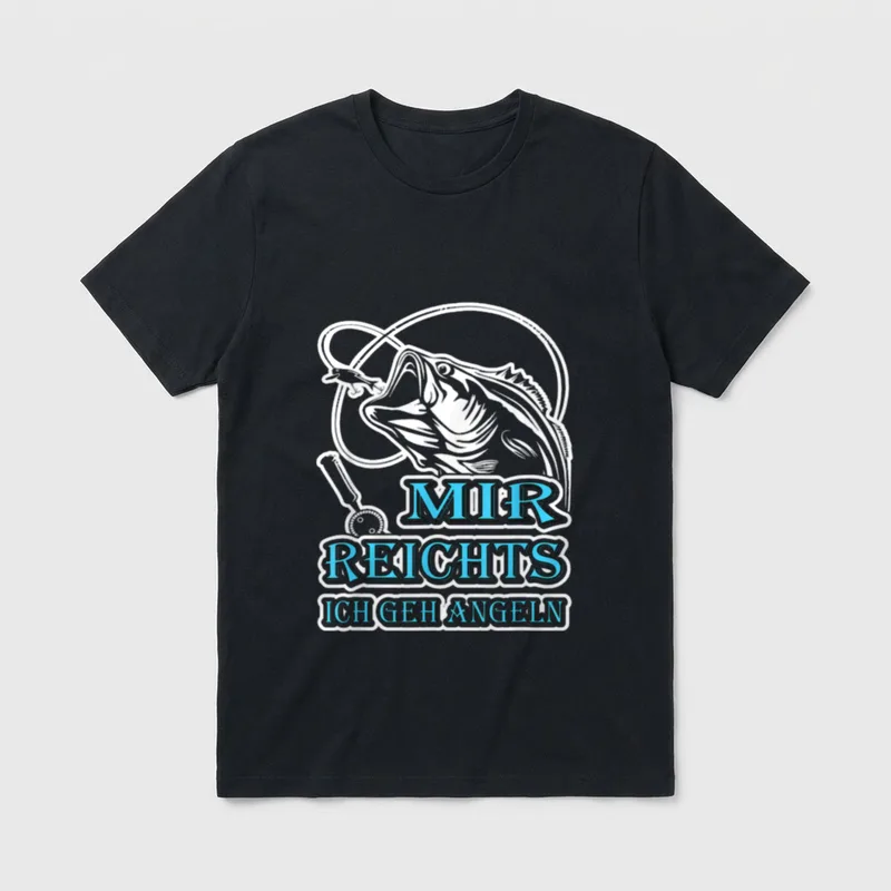 Lustiges Angel Mir Reichts T-Shirt – Klassisches T-Shirt in Schwarz