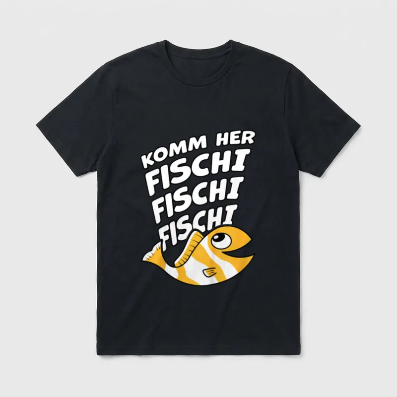 Fischi Fischi Clownfisch T-Shirt – Klassisches T-Shirt in Schwarz