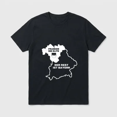 Franken Bayrische Fränkisch Bayern T-Shirt – Klassisches T-Shirt in Schwarz