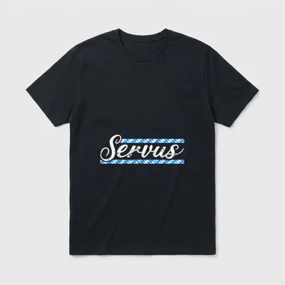 Bayrische Sprüche Boarisch München T-Shirt – Klassisches T-Shirt in Schwarz