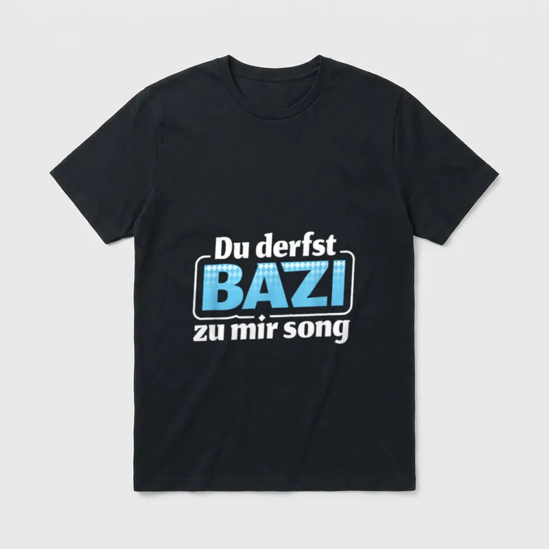 Bayrischer Spruch für Bayern T-Shirt – Klassisches T-Shirt in Schwarz