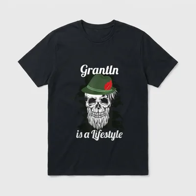 Bayern Bayrisch Sprüche Grantler T-Shirt – Klassisches T-Shirt in Schwarz