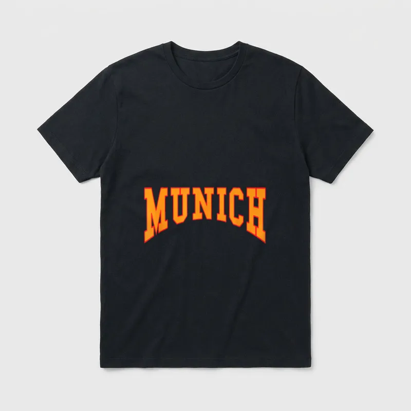 München Stadt Bayern Deutschland T-Shirt – Klassisches T-Shirt in Schwarz