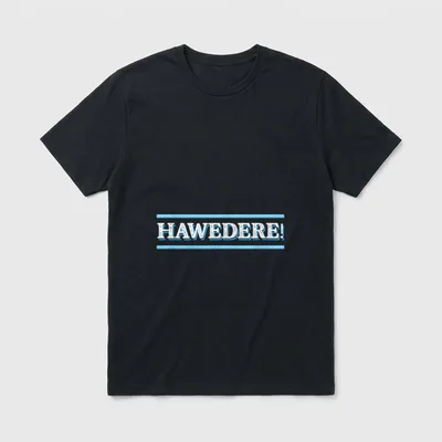 Hawedere Hello Bayern Grantler T-Shirt – Klassisches T-Shirt in Schwarz