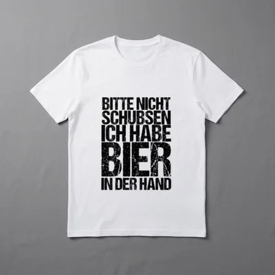 Bier lustige Sprüche Männer T-Shirt – Klassisches T-Shirt in Schwarz