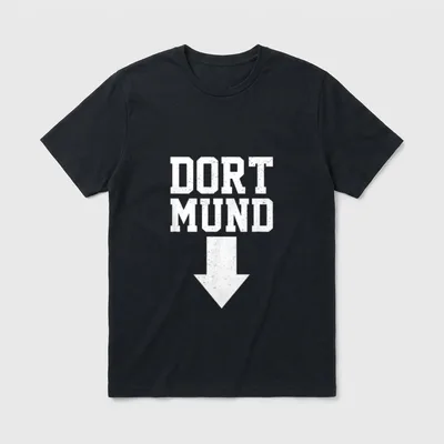 Dort Mund Dortmund Bier T-Shirt – Klassisches T-Shirt in Schwarz