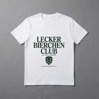 Lecker Bierchen Club Official T-Shirt – Klassisches T-Shirt in Schwarz
