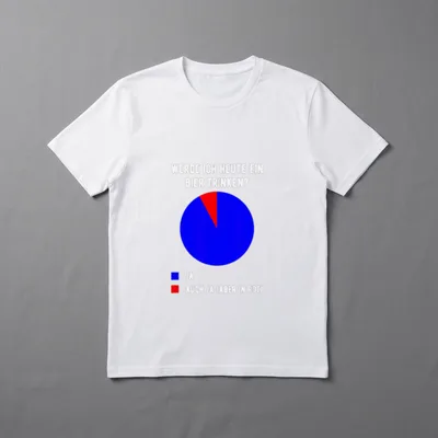 Werde ich heute T-Shirt – Klassisches T-Shirt in Schwarz
