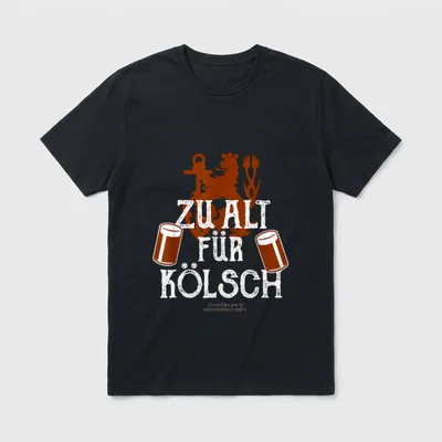 Düsseldorf Altbier Bier-Spruch T-Shirt – Klassisches T-Shirt in Schwarz
