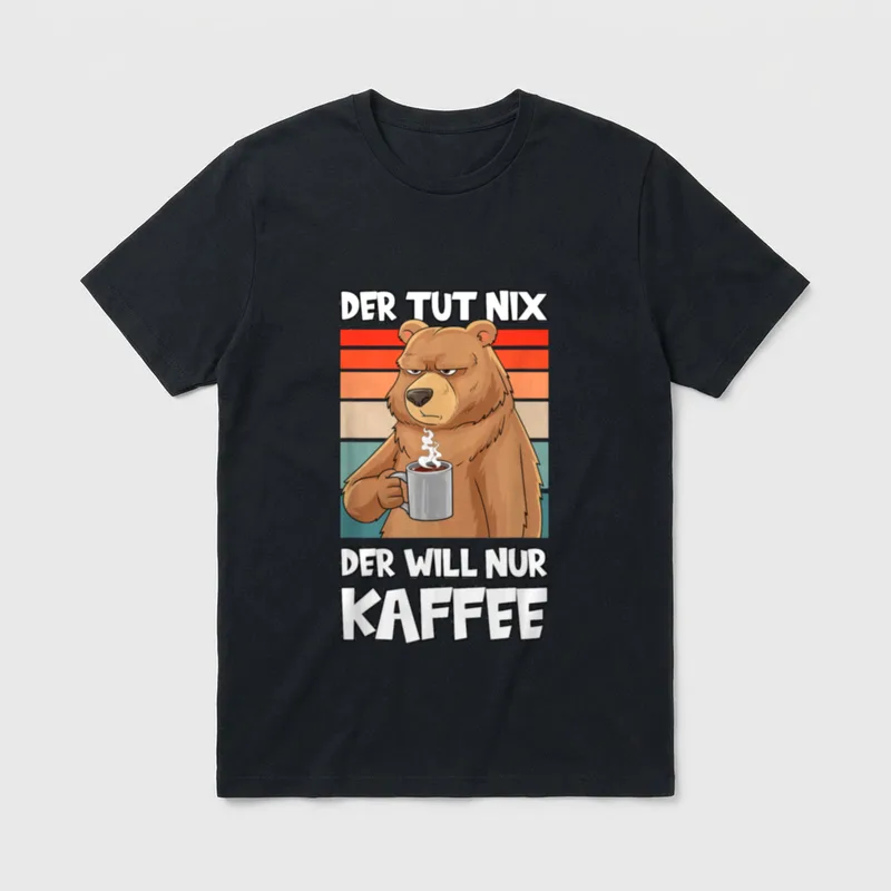 Der Tut Nix T-Shirt – Klassisches T-Shirt in Schwarz