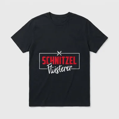 Schnitzel Flüsterer Koch Chefkoch T-Shirt – Klassisches T-Shirt in Schwarz