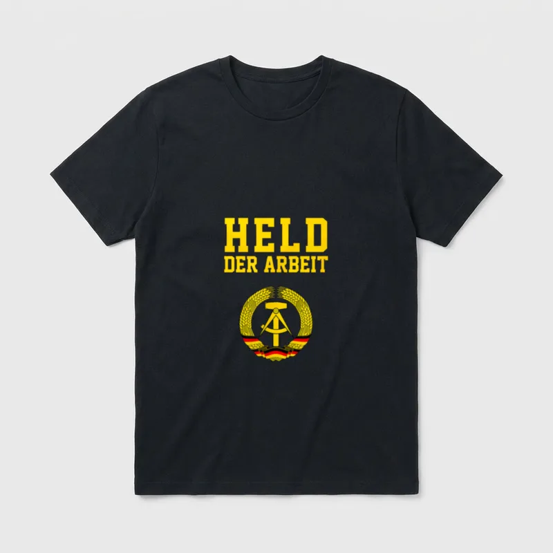 Held Der Arbeit Hammer T-Shirt – Klassisches T-Shirt in Schwarz
