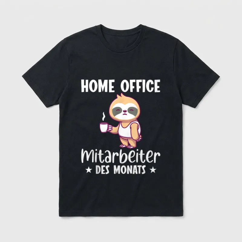 Home Office Mitarbeiter T-Shirt – Klassisches T-Shirt in Schwarz