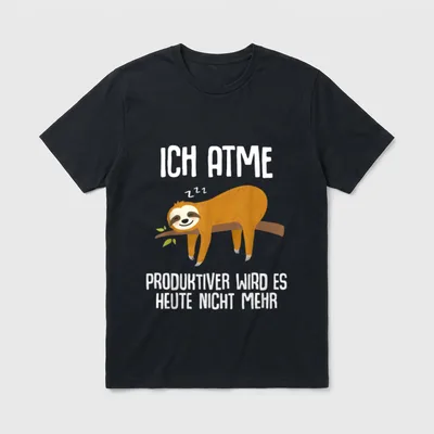 Langsamer Bürokollege T-Shirt – Klassisches T-Shirt in Schwarz