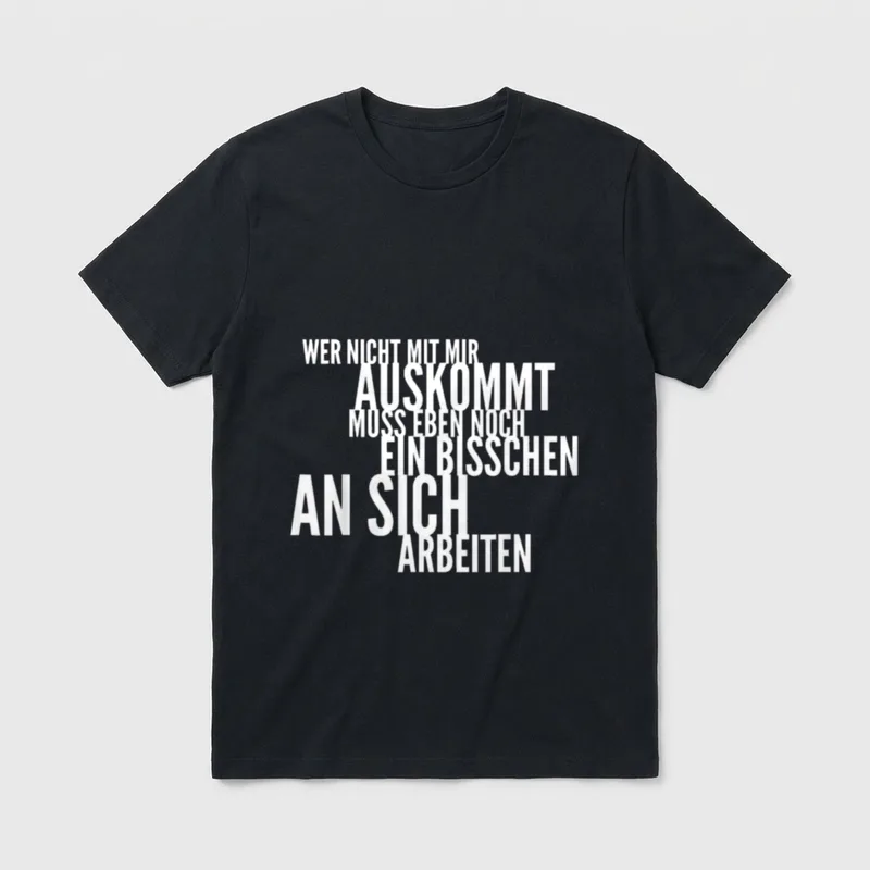 Arbeitskollege Mitarbeiter Statement Spruch T-Shirt – Klassisches T-Shirt in Schwarz