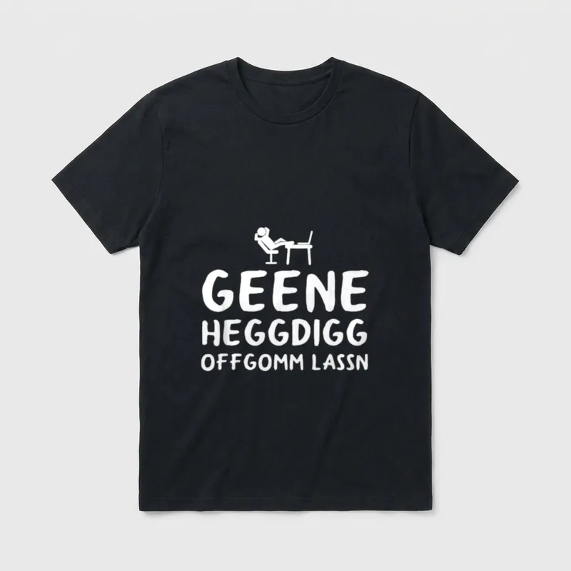 sächsisch lustiges Sachsen T-Shirt – Klassisches T-Shirt in Schwarz