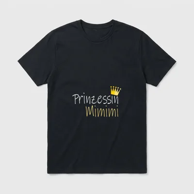 Prinzessin Mimimi Statement Spruch T-Shirt – Klassisches T-Shirt in Schwarz