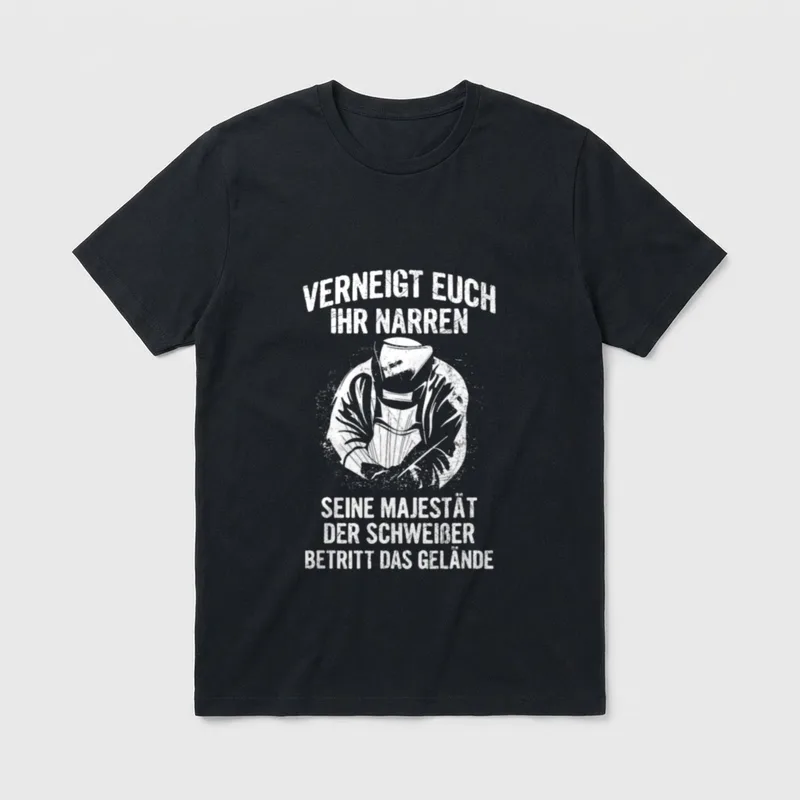 Schweißer Schweißen Schweißarbeiten Lustiges T-Shirt – Klassisches T-Shirt in Schwarz