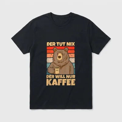 Der tut nix Büro & Kollegen T-Shirt – Klassisches T-Shirt in Schwarz